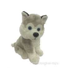 Plush Snow Dog In White